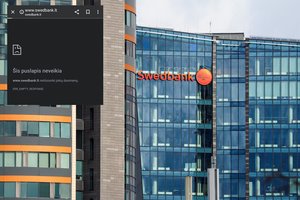 Sutriko „Swedbank“ interneto banko veikla, stringa ir „Luminor“