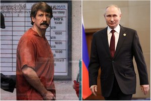 „Mirties pirklys“ sugrįžo į Rusiją: paaiškino, kodėl per mainus iškeistas ginklų prekeivis toks svarbus V. Putinui