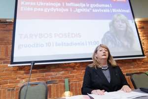 V. Blinkevičiūtė susirinkusiems partiečiams teigė, kad valdantieji neturi kuo pasigirti: Ministrų kabinetui reikia pokyčių
