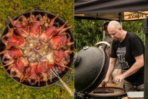 Putpelės Parmos kumpyje su vynuogėmis: K. Krivicko receptas, kuriuo nustebinsite svečius