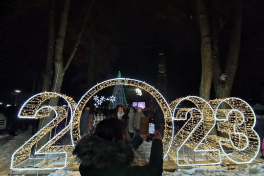  Kazlų Rūdos Kalėdų eglės įžiebimo šventė.<br> Kazlų Rūdos kultūros centro nuotr.