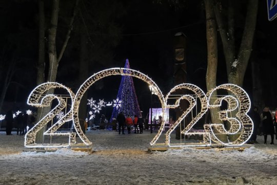  Kazlų Rūdos Kalėdų eglės įžiebimo šventė.<br> Kazlų Rūdos kultūros centro nuotr.