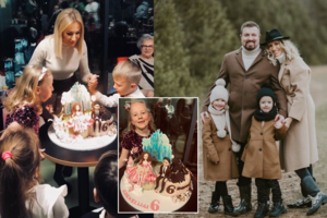 Katažinos ir Deivydo Zvonkų atžalų gimtadienyje – nesuvaidintos emocijos ir ypatingas tortas