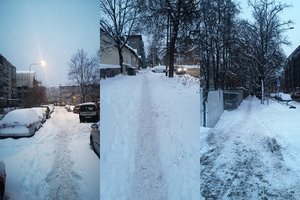 Kol gelbėjo vairuotojus, pėstieji spėjo ir pasikeikti: štai kaip atrodė kelionė į darbą