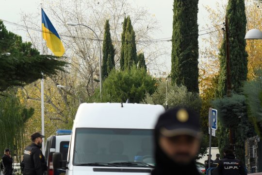 Ukrainos ambasada Graikijoje gavo kruviną paketą
