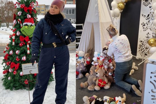 Eglutės, kokių dar nematėte: molėtiškės ir kaunietės papuoštos eglutės ir sužavėjo, ir šokiravo