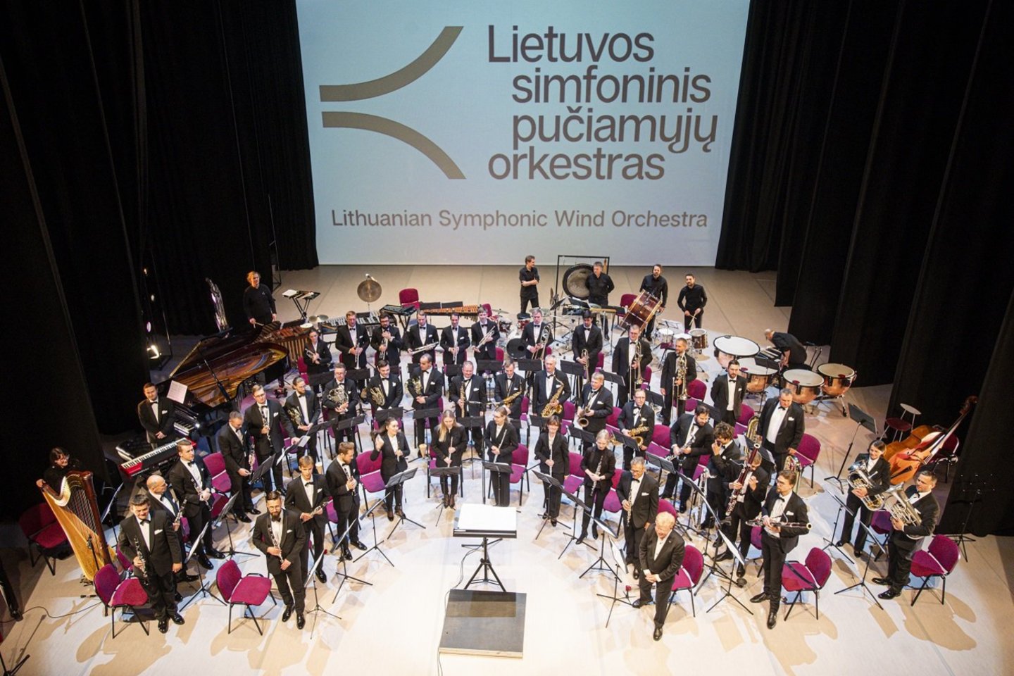 Lietuvos simfoninis pučiamųjų orkestras.<br> D.Matvejevo nuotr.