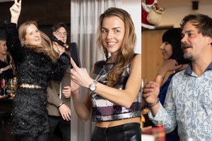 V. Poderytė-Bernatavičė naujuose namuose užkūrė vakarėlį