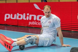 Po sunkios traumos įsibėgėjantis rankininkas J. Truchanovičius sužaidė rezultatyviausias rungtynes