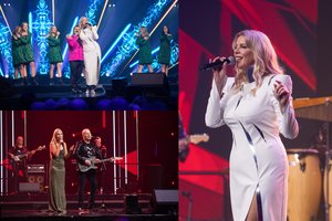 Į sceną sugrįžusi Inga Valinskienė atliko Anapilin iškeliavusio Viktoro Malinausko dainą: „Buvo sunku“