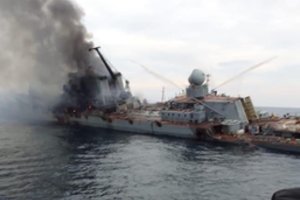 Naujos detalės apie kreiserio „Moskva“ nuskandinimą: padėjo ir pati gamta