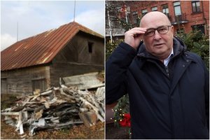 Vertingus pastatus savo dvare nuo žemės paviršiaus nušlavęs V. Matijošaitis tvirtina gavęs žodinį leidimą: gresia 34 tūkst. eurų bauda