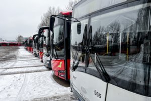 Trečiadienį VVT vadovybės ir profsąjungos derybos neįvyko – streikas sostinėje tęsis