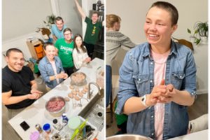 Diena su kovos menų žvaigžde R. Namajunas: kartu bendravo lietuviškai ir gamino cepelinus 