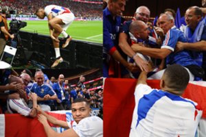 K. Mbappe dar prieš pat mačą su Maroku nemaloniai „pasižymėjo“ – kamuolio smūgiu „nukirto“ sirgalių