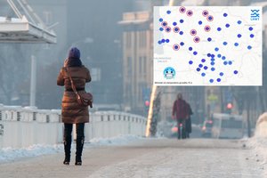 Praėjusi naktis – šaltesnė nei prognozuota: temperatūra pasiekė beveik 21 laipsnį šalčio