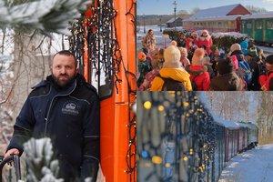 Kalėdinio siauruko mašinistas: grįžus namo norisi kiek pailsėti nuo melodijų ir nykštukų