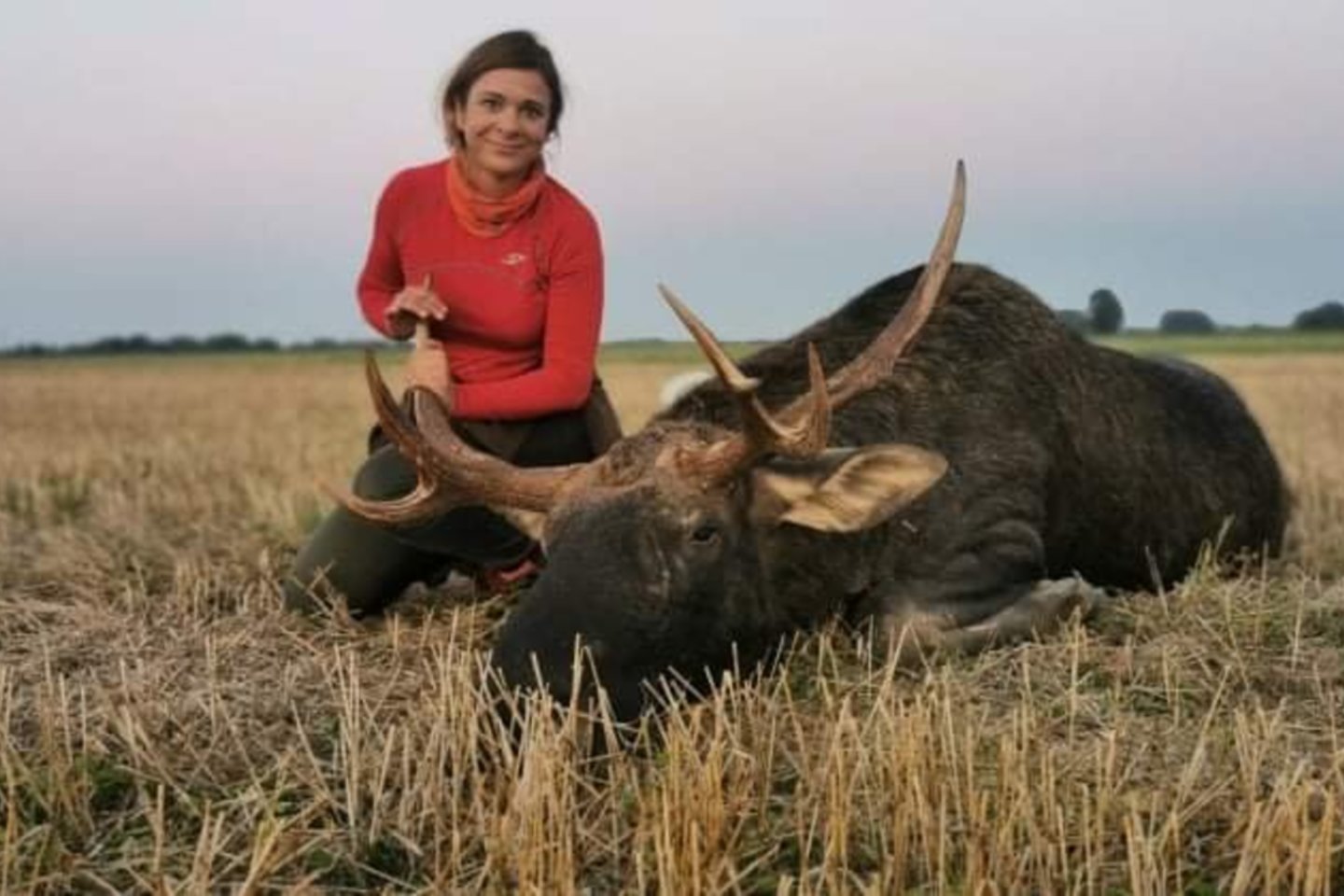  Lina senokai paneigė mitą, kad medžioklė ir moteriškumas nesuderinama. <br>Nuotr. iš asmeninio albumo
