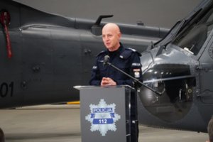 Sprogo dovana, kurią Ukrainoje gavo Lenkijos policijos vyriausiasis komendantas