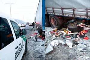 Didelė avarija Vilniuje: girtas BMW vairuotojas taranavo vilkiką ir kitą automobilį