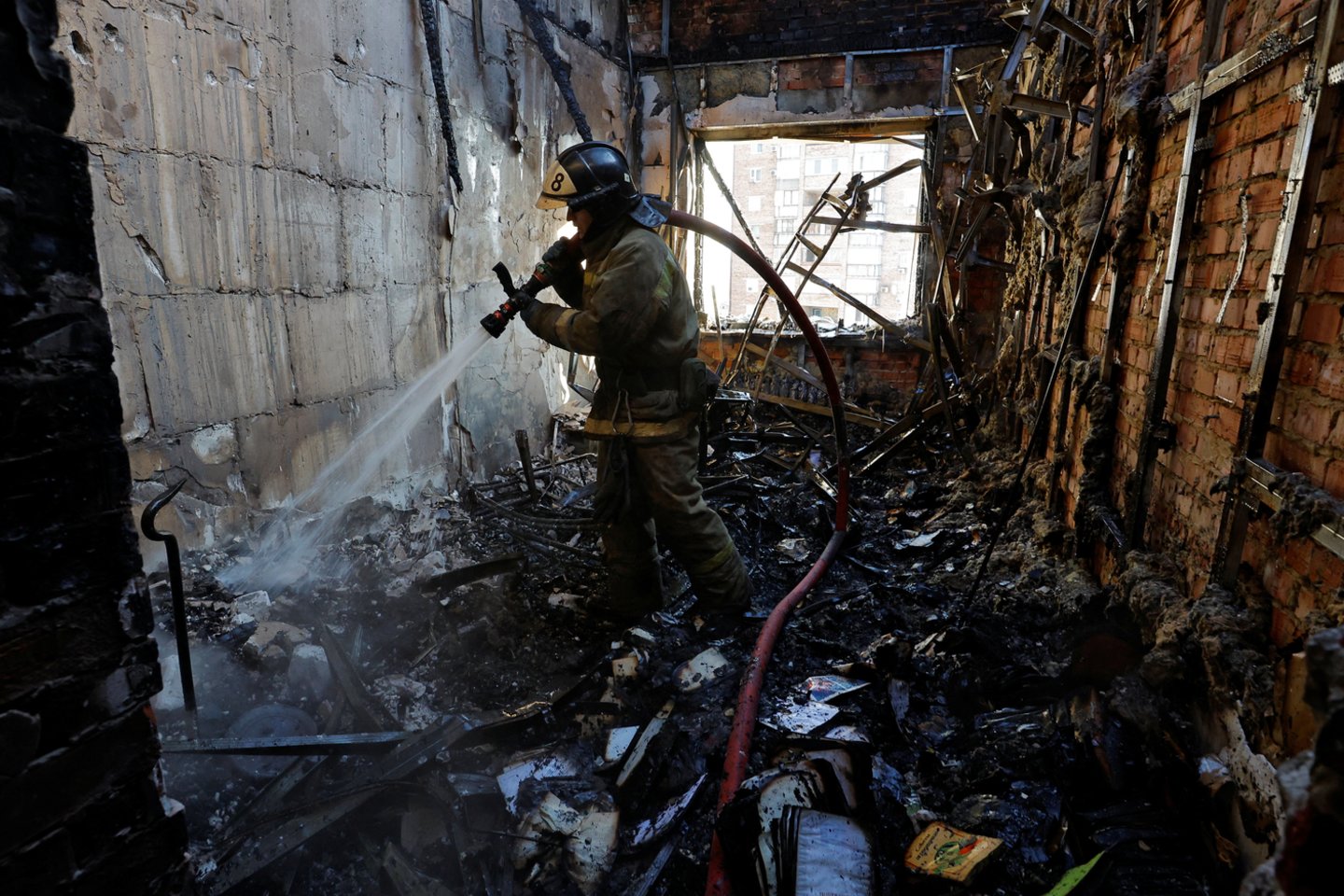 Karas Ukrainoje, Doneckas.<br>Reuters/Scanpix nuotr.