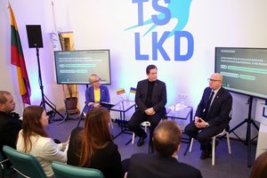 V. Juozapaitis su konservatoriais Kaune pristatė savo komandą 