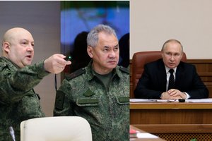 V. Putinas susitiko su aukščiausio rango kariškiais aptarti karo Ukrainoje strategijos