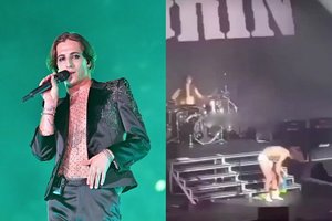 „Maneskin“ lyderis D. Davidas supykdė gerbėjus: scenoje mindė Ukrainos vėliavą