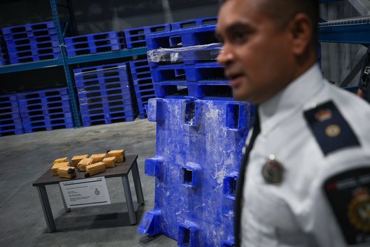 Kanados policija pranešė Vankuverio uoste konfiskavusi rekordinį opijaus kiekį