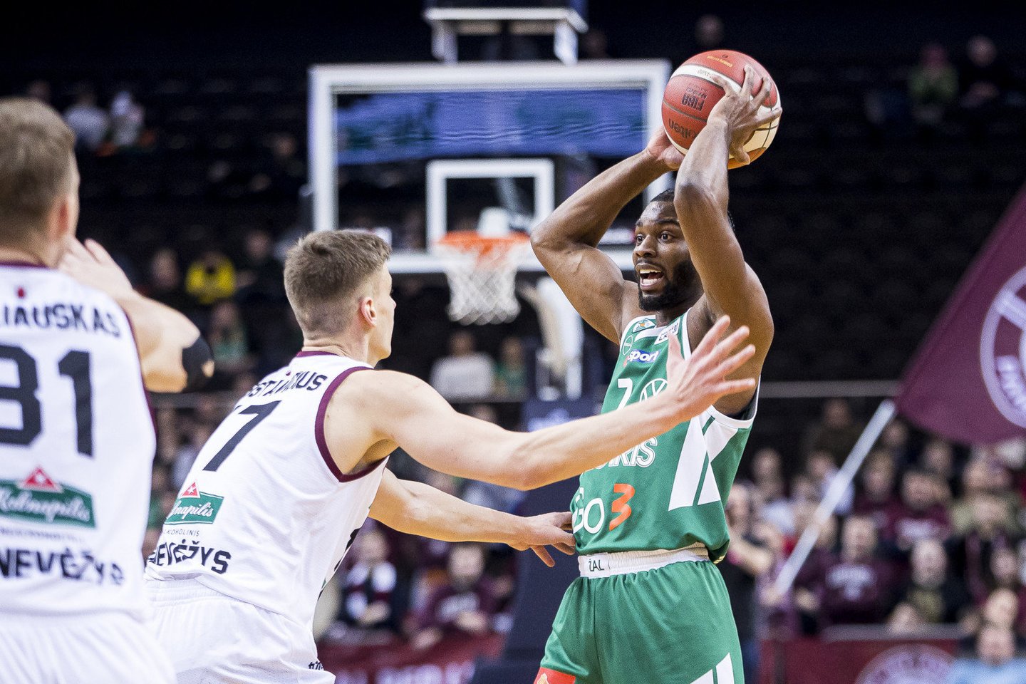„Žalgirio“ ir „Lietkabelio“ rungtynės.<br> LKL nuotr.