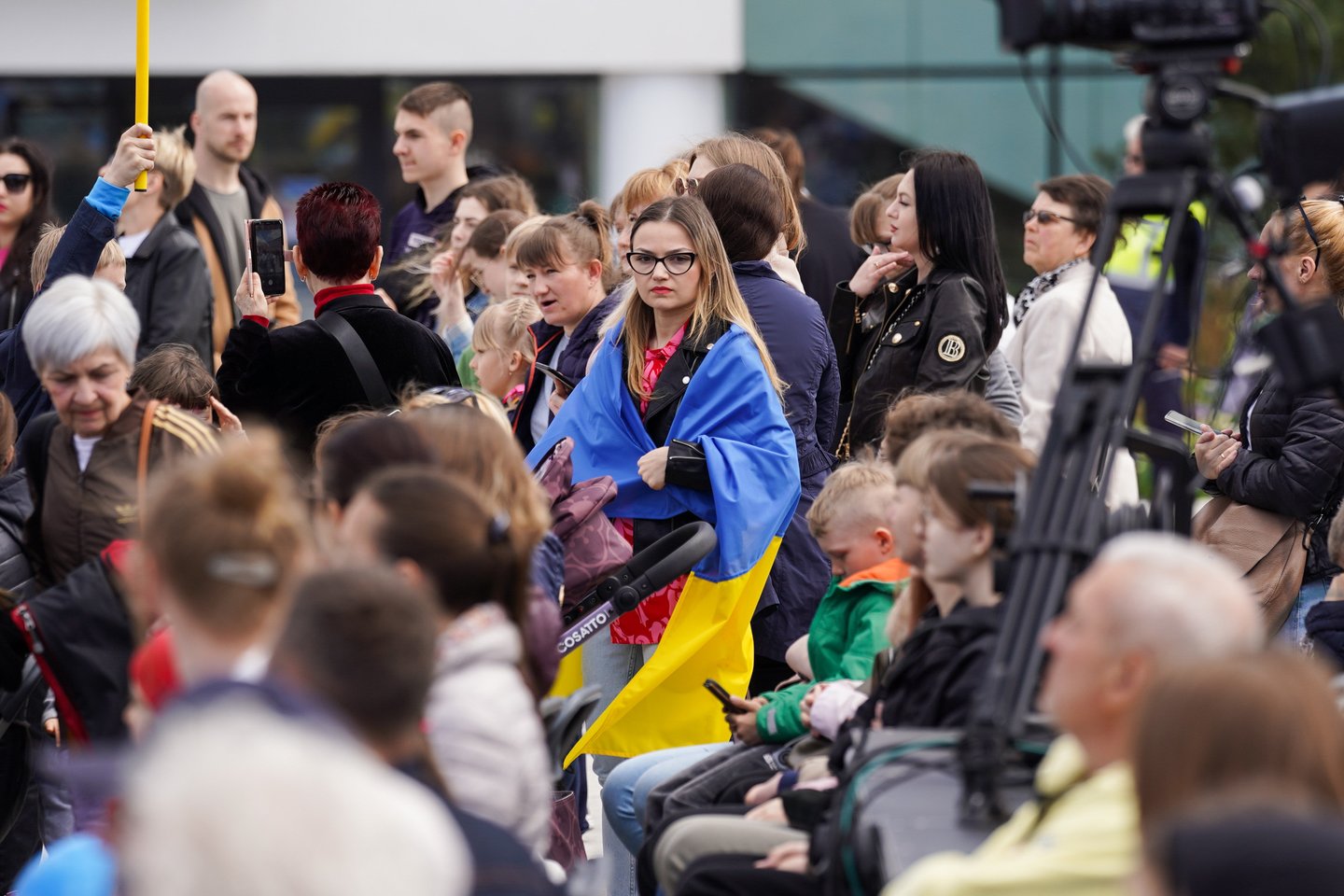 Nors nuo karo pradžios į Lietuvą pabėgę ukrainiečiai jau sudaro daugiau nei 2 procentus visų šalies gyventojų, prognozuojama, kad jau netrukus karo pabėgėlių skaičius gali ženkliai išaugti.<br>G.Bitvinsko nuotr.