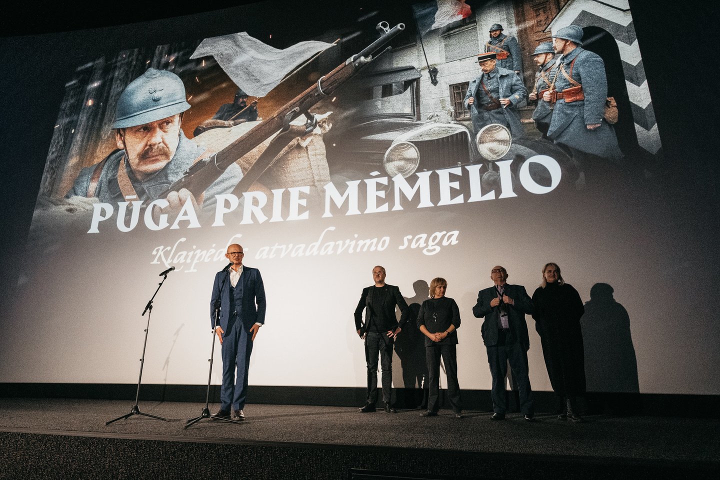 Istorinis filmas "Pūga prie Mėmelio.Klaipėdos atvadavimo saga" jau rodomas kino teatruose.<br> D.Rimeikos nuotr.