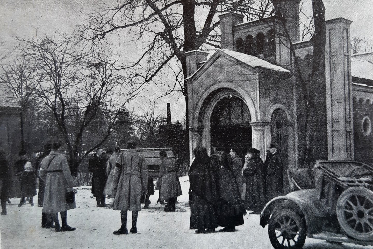Žuvusių prancūzų laidotuvės Klaipėdoje.1923.<br> MLIM nuotr.
