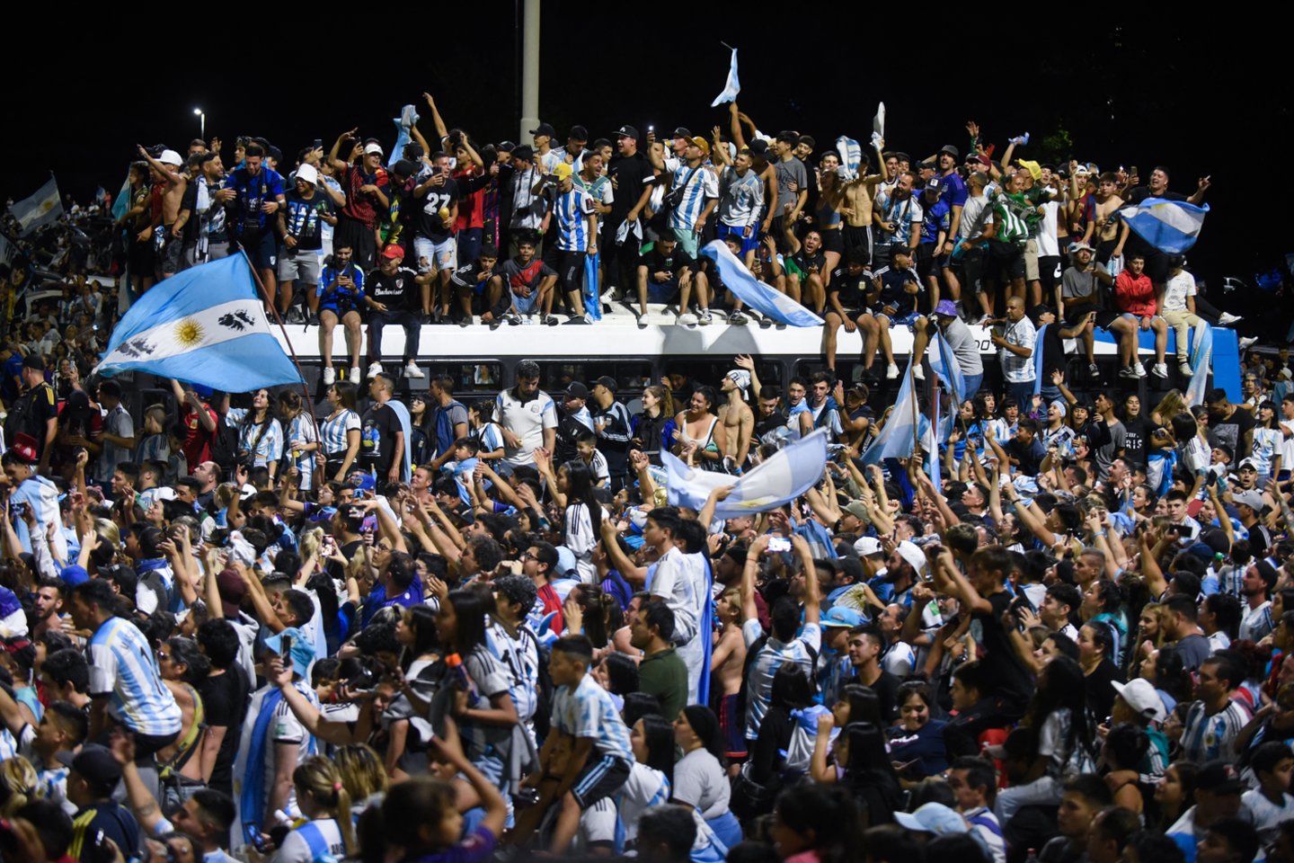 Argentina sutiko naujuosius pasaulio čempionus.<br>Reuters/Scanpix nuotr.