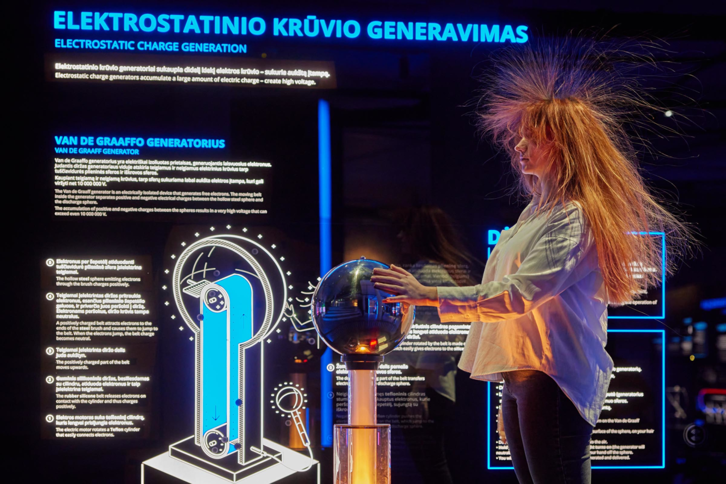 Energetikos ir technikos muziejuje atidaroma moderniausia Baltijos šalyse ekspozicija apie energetiką ir energijos transformacijas.<br> Pranešimo spaudai nuotr.