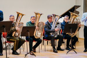 Vilniuje nugriaudėjo pirmasis varinių pučiamųjų ansamblių festivalis „Vario spalvos“