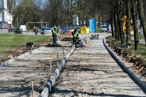 Vilniuje šaligatviai klojami ir žiemą: specialistai paaiškino, kodėl taip vyksta