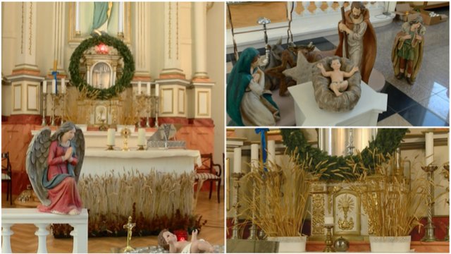 Artėjančių švenčių nuotaika užplūsta bažnyčias: statomos prakartėlės, vyksta giesmių repeticijos