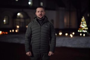 Ugningas V. Zelenskio sveikinimas Kalėdų proga: „Mes nelauksime stebuklo, nes jį kuriame patys“