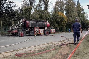 Prie Johanesburgo sprogus degalų cisternai žuvo 10 žmonių