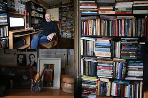 Herkus Kunčius siautėja tekstuose, bet ant darbo stalo nepakenčia nei dulkių, nei trupinių