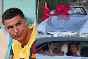 Klubo neturintį C. Ronaldo guodžia žmona: Kalėdų proga įteikė prabangią dovaną