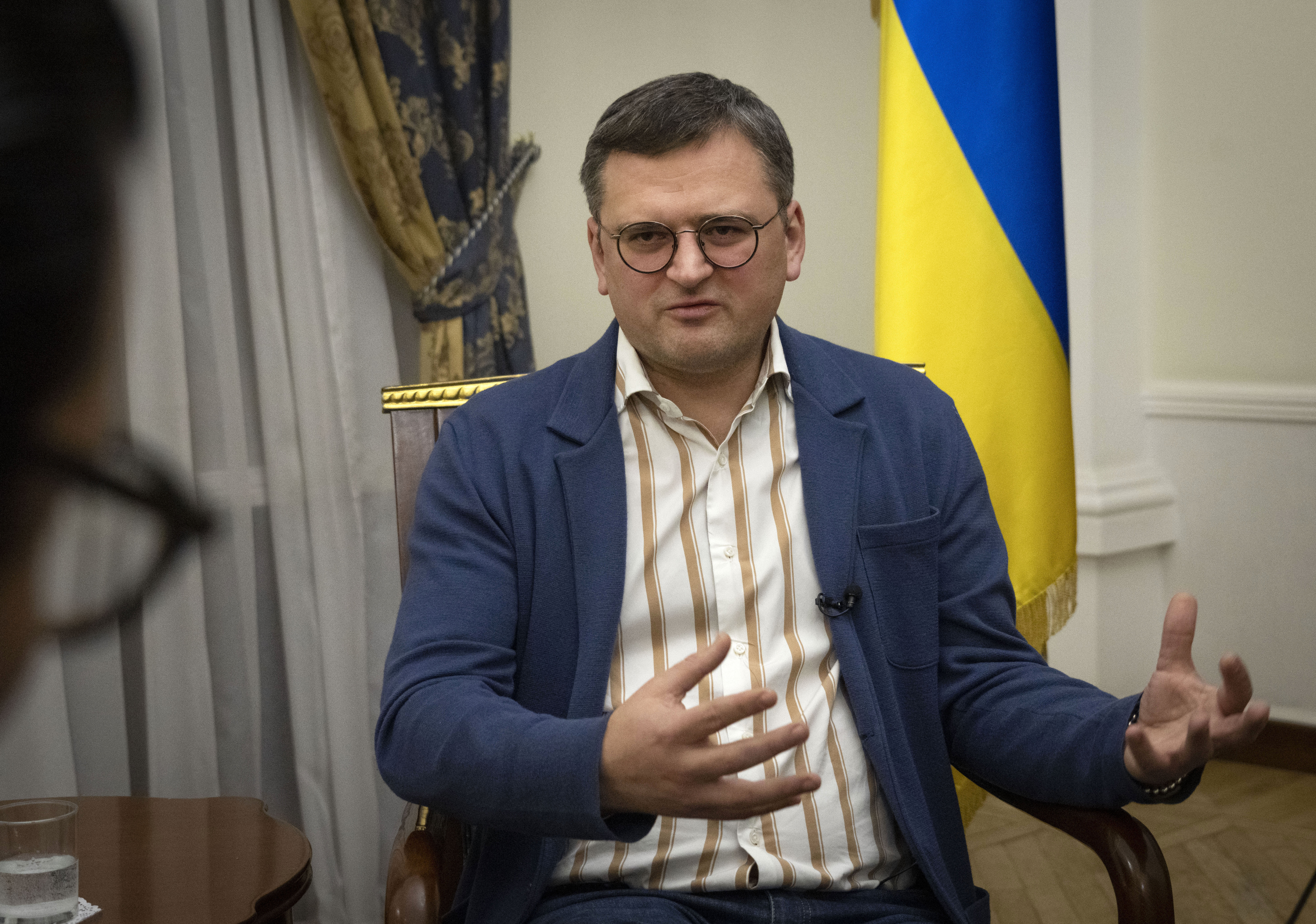 Dmytro Kuleba – Ukrainos politikas, diplomatas, nuo 2020 m. Ukrainos užsienio reikalų ministras.AP/Scanpix nuotr.