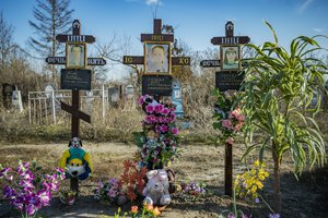 „Wagner“ samdiniai apiplėšė ir išžudė 8 asmenų ukrainiečių šeimą, tarp kurių buvo 4 vaikai