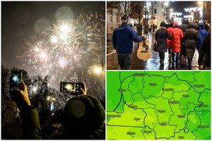 Naujųjų naktį prognozuojama šilumos banga: gali būti tai, ko per stebėjimų laikotarpį dar nėra buvę