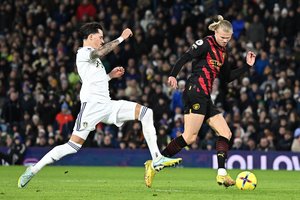 Du įvarčius pelnęs E.Haalandas pasiekė visų laikų geriausią Anglijos čempionato rekordą