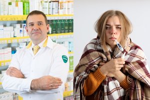 Gripas, peršalimas ar COVID-19 – vaistininkas paaiškino, kaip juos atskirti