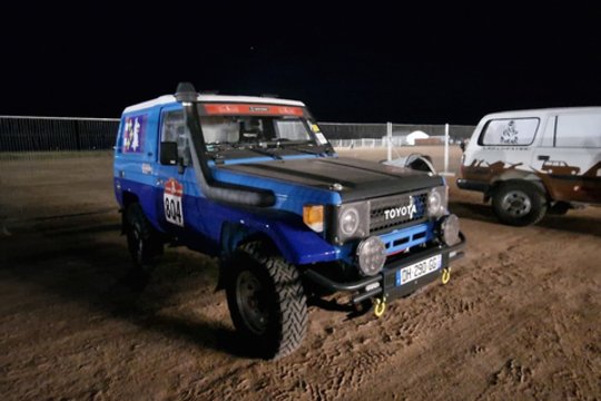 Bivuakas Dakaro ralyje 2023.<br>V.Miliaus nuotr.