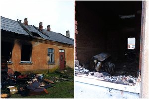 Per gaisrą Radviliškyje žuvo vyras