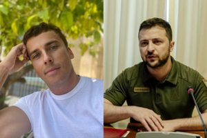 Internete plinta pranašiškas Volodymyro Zelenskio ir Maksimo Galkino pokalbis